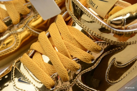 1 Force WB Kids 314197-8100 Metallic Air Nike Gold Mid 0120